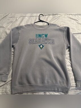 Vintage Gray UNCW Seahawks Crewneck Sweatshirt